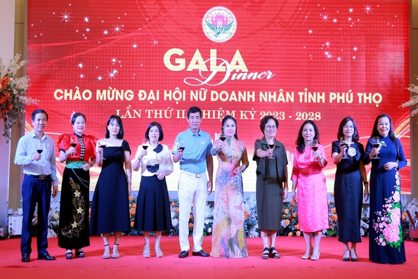 Gala Diner chào mừng Đại hội Nữ doanh nhân tỉnh