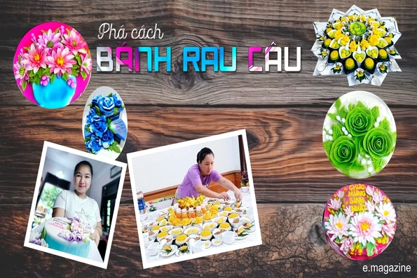 Phá cách bánh rau câu