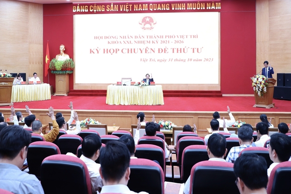 Kỳ họp chuyên đề thứ Tư, HĐND thành phố Việt Trì khóa XXI
