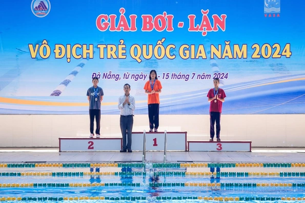 Phú Thọ giành 2 Huy chương Vàng tại Giải Bơi - Lặn Vô địch trẻ Quốc gia