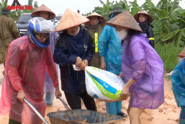 Đoan Hùng ứng phó với mưa lũ