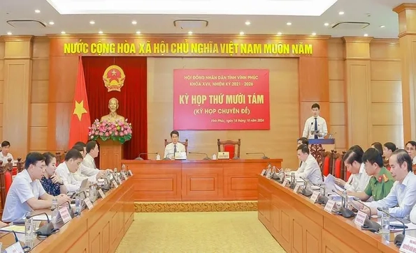 Vĩnh Phúc: Bầu Phó Chủ tịch HĐND và Phó Chủ tịch UBND tỉnh