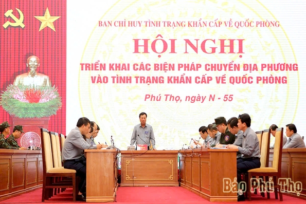 Khai mạc diễn tập khu vực phòng thủ tỉnh Phú Thọ năm 2024