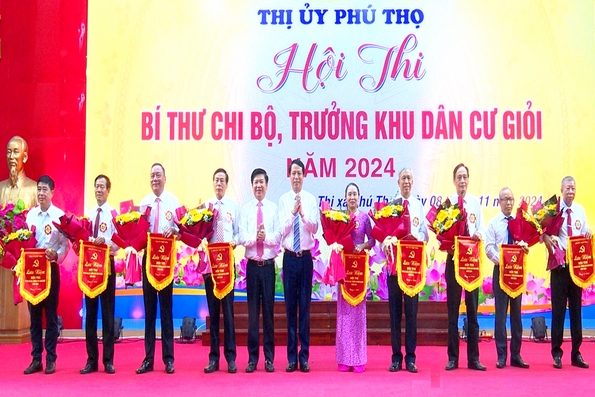 Thị ủy Phú Thọ tổ chức Hội thi Bí thư Chi bộ giỏi năm 2024