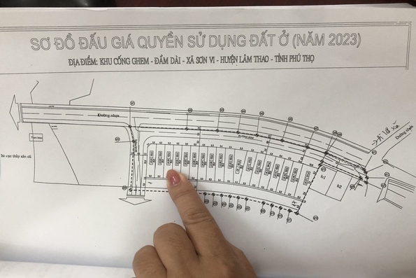 Ông Nguyễn Văn Thìn, Phan Văn Tâm không thực hiện nghĩa vụ tài chính sau khi trúng đấu giá đất là chưa đúng với quy định của pháp luật