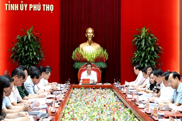 Ban Thường vụ Tỉnh uỷ đồng ý Đề án hợp nhất Báo Phú Thọ và Đài Phát thanh -Truyền hình tỉnh