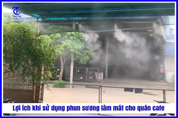 Lắp đặt phun sương quán cafe tại Hà Nội - Phun Sương TC