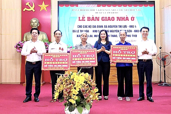 Lâm Thao: 7 xã hoàn thành mục tiêu xóa nhà tạm, nhà dột nát năm 2025