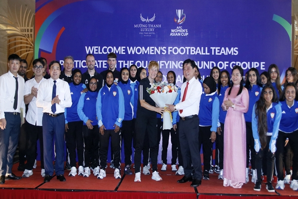 Đội tuyển nữ UAE đến Phú Thọ chuẩn bị cho Asian Cup 2026