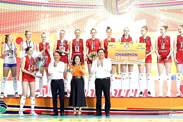 Bế mạc Giải bóng chuyền nữ quốc tế VTV Ferroli Cup 2025