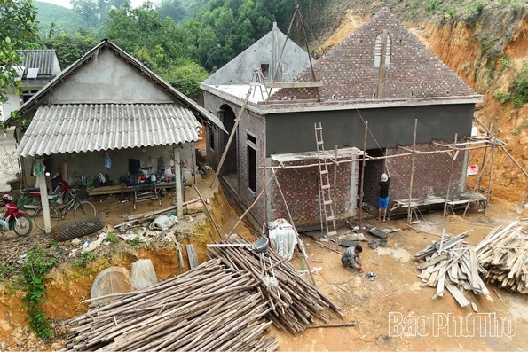 Phú Thọ phấn đấu xóa 100% số nhà tạm, nhà dột nát trước ngày 20/8