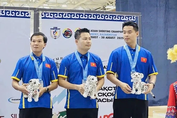 Bắn súng Việt Nam đứng hạng 6 chung cuộc tại giải Vô địch châu Á 2025