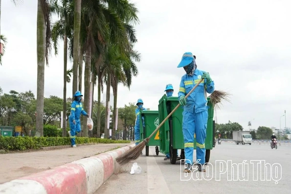 Phú Thọ tăng cường công tác vệ sinh môi trường trong dịp Quốc khánh 2/9