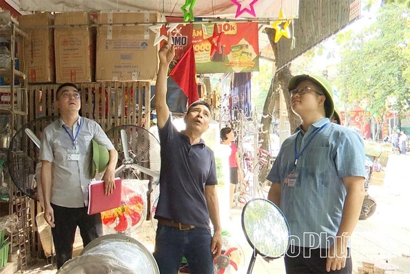 Lập lại trật tự đô thị ở phường Phong Châu