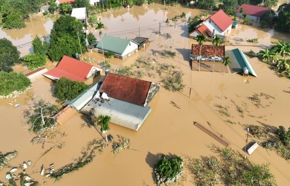 Lũ sông miền Bắc đã qua đỉnh, diện ngập thu hẹp