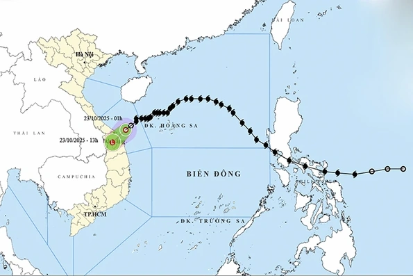 Thời tiết ngày 23/10: Bão số 12 suy yếu thành áp thấp nhiệt đới, Trung Bộ tiếp tục mưa lớn