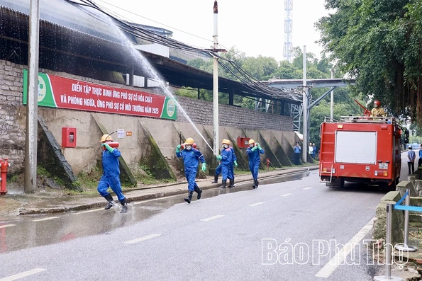 Diễn tập ứng phó sự cố hóa chất và phòng ngừa, ứng phó sự cố môi trường