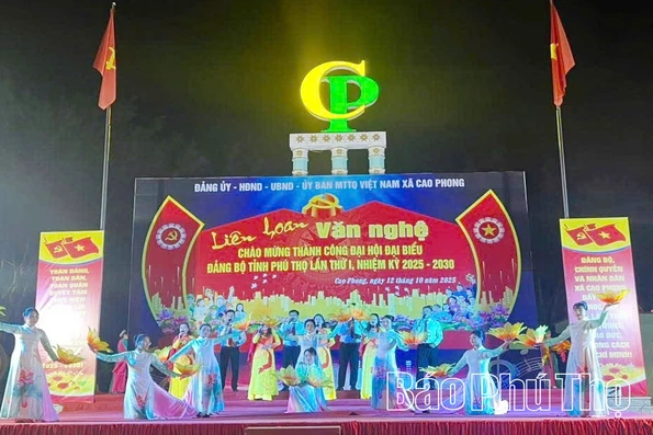 Xã Cao Phong lan toả phong trào văn hoá, văn nghệ trong cộng đồng