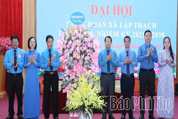 Đại hội Công đoàn xã Lập Thạch lần thứ I