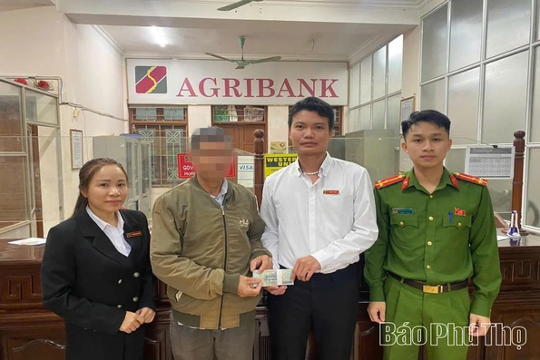 Công an xã Đại Đồng phối hợp Agribank ngăn chặn kịp thời vụ lừa đảo qua mạng
