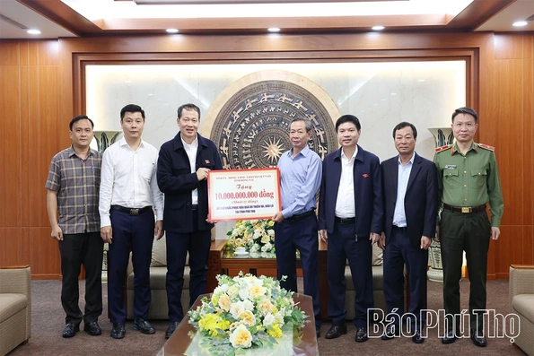 Tỉnh Đồng Nai hỗ trợ kinh phí 12 tỷ đồng để tỉnh Phú Thọ khắc phục hậu quả thiên tai