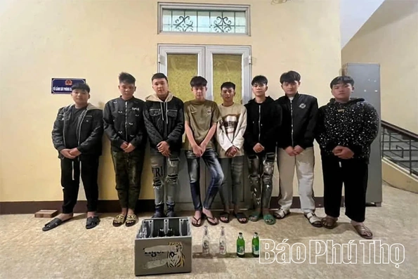 Công an xã Bình Nguyên xử lý vụ việc gây rối an ninh trật tự