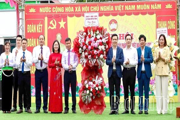Ngày hội Đại đoàn kết khu Vèo, xã Lai Đồng