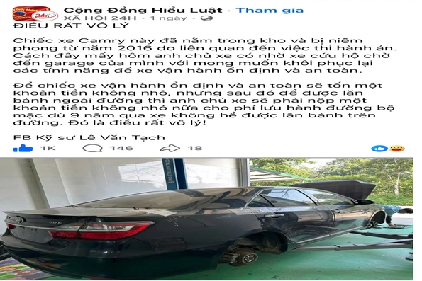 Xe không sử dụng 9 năm có phải nộp phí đường bộ: Lý giải từ cơ quan chức năng