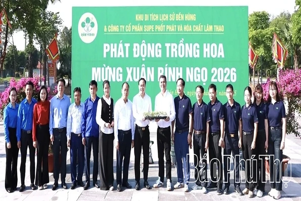 Phát động trồng hoa mừng Xuân Bính Ngọ 2026
