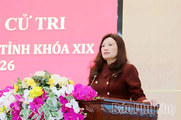 Đại biểu HĐND tỉnh tiếp xúc cử tri tại xã Thanh Ba