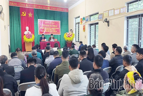 Tân Mai đối thoại giữa người đứng đầu cấp ủy, chính quyền với MTTQ và nhân dân