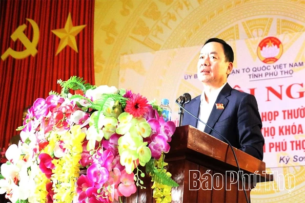 Tổ đại biểu HĐND tỉnh cụm Hòa Bình tiếp xúc cử tri trước Kỳ họp thứ Hai, HĐND tỉnh khóa XIX