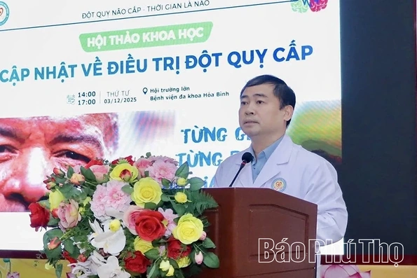 Hội thảo khoa học cập nhật chẩn – điều trị đột quỵ cấp và Xây dựng mạng lưới cấp cứu đột quỵ khu vực Hòa Bình