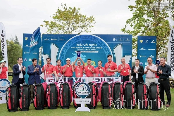 Phú Thọ giành ngôi vô địch đồng đội nam và nữ tại Giải Vô địch các Hội Golf toàn quốc 2025