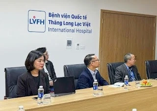 Hệ thống Bệnh viện Hữu nghị Lạc Việt trao đổi hợp tác với Hiệp hội Phổ biến Y tế Phúc lợi Tiên tiến Kyushu