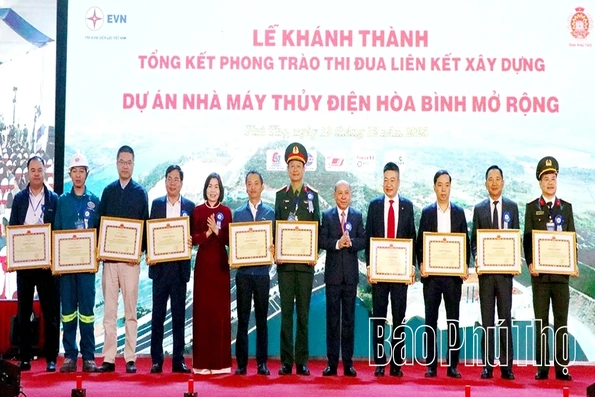 Khánh thành Nhà máy Thủy điện Hòa Bình mở rộng - Công trình trọng điểm chào mừng Đại hội XIV của Đảng