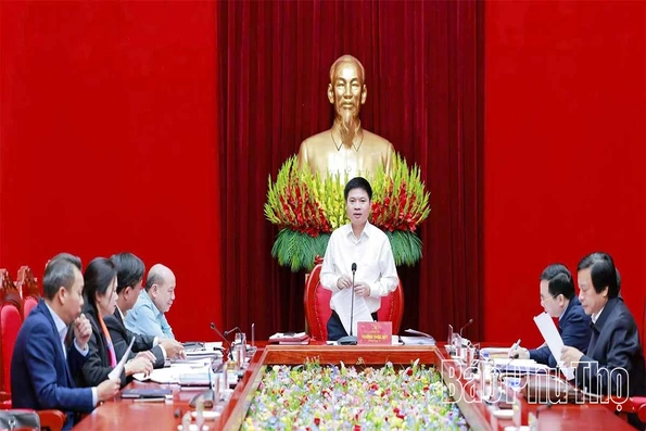 Thường trực Tỉnh ủy cho ý kiến vào một số nội dung quan trọng