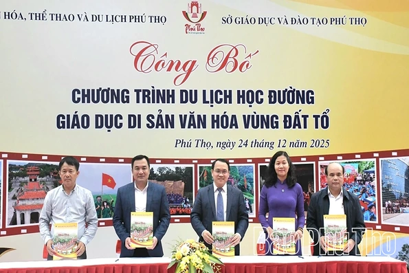 Công bố chương trình Du lịch học đường, Giáo dục di sản vùng Đất Tổ
