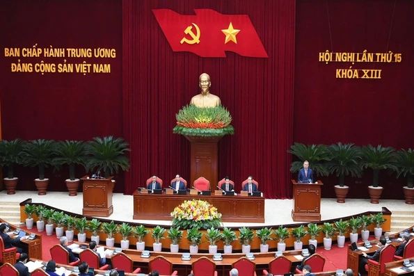 Thông cáo báo chí ngày làm việc thứ nhất Hội nghị lần thứ 15 Ban Chấp hành Trung ương Đảng khóa XIII