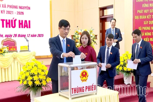 Kỳ họp thứ Hai, HĐND xã Phùng Nguyên khóa II, nhiệm kỳ 2021-2026
