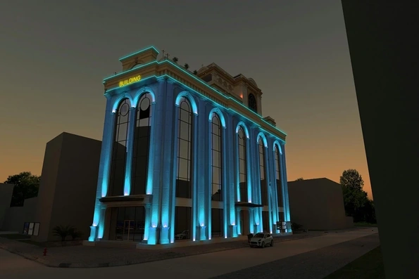 ALED dịch vụ thiết kế chiếu sáng mặt dựng trọn gói, chất lượng