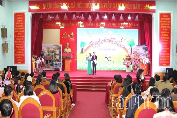 Xã Vĩnh Phú tổ chức Ngày hội Tiếng Anh cấp Tiểu học năm học 2025–2026