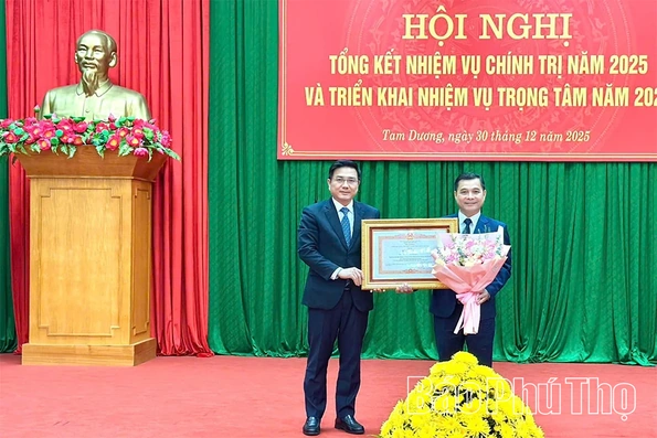 Đảng ủy xã Tam Dương triển khai nhiệm vụ năm 2026