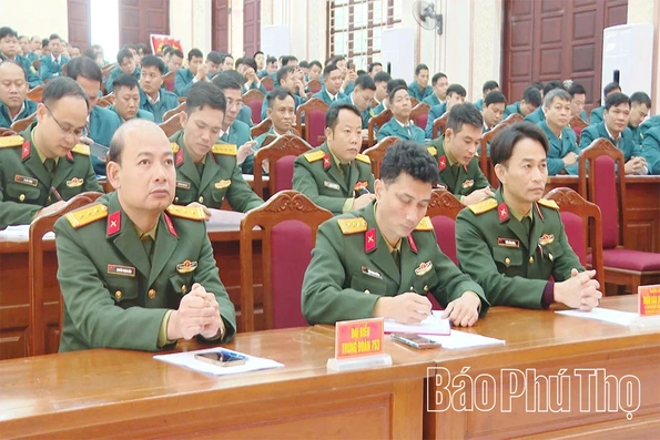 Tập huấn cán bộ Dân quân tự vệ năm 2026