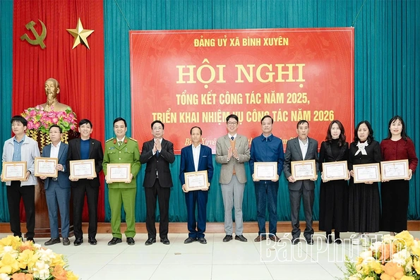 Đảng ủy xã Bình Xuyên triển khai nhiệm vụ năm 2026