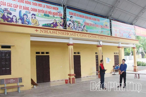 Khởi sắc khu dân cư nông thôn mới kiểu mẫu Xuân Tân