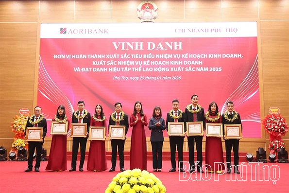 Ngân hàng Agribank Chi nhánh Phú Thọ triển khai nhiệm vụ kinh doanh 2026
