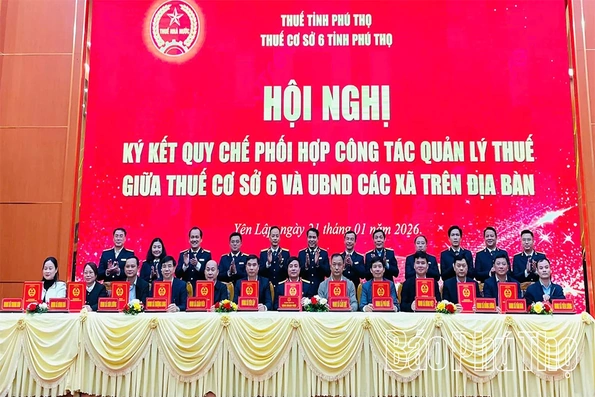 Ký kết quy chế phối hợp công tác quản lý thuế