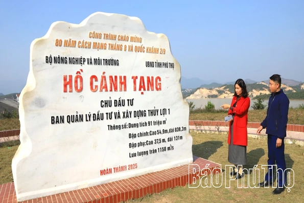 Nước rút thi công tuyến ống dẫn nước hồ Cánh Tạng