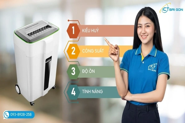 Top 5 máy hủy tài liệu văn phòng đáng mua nhất 2026